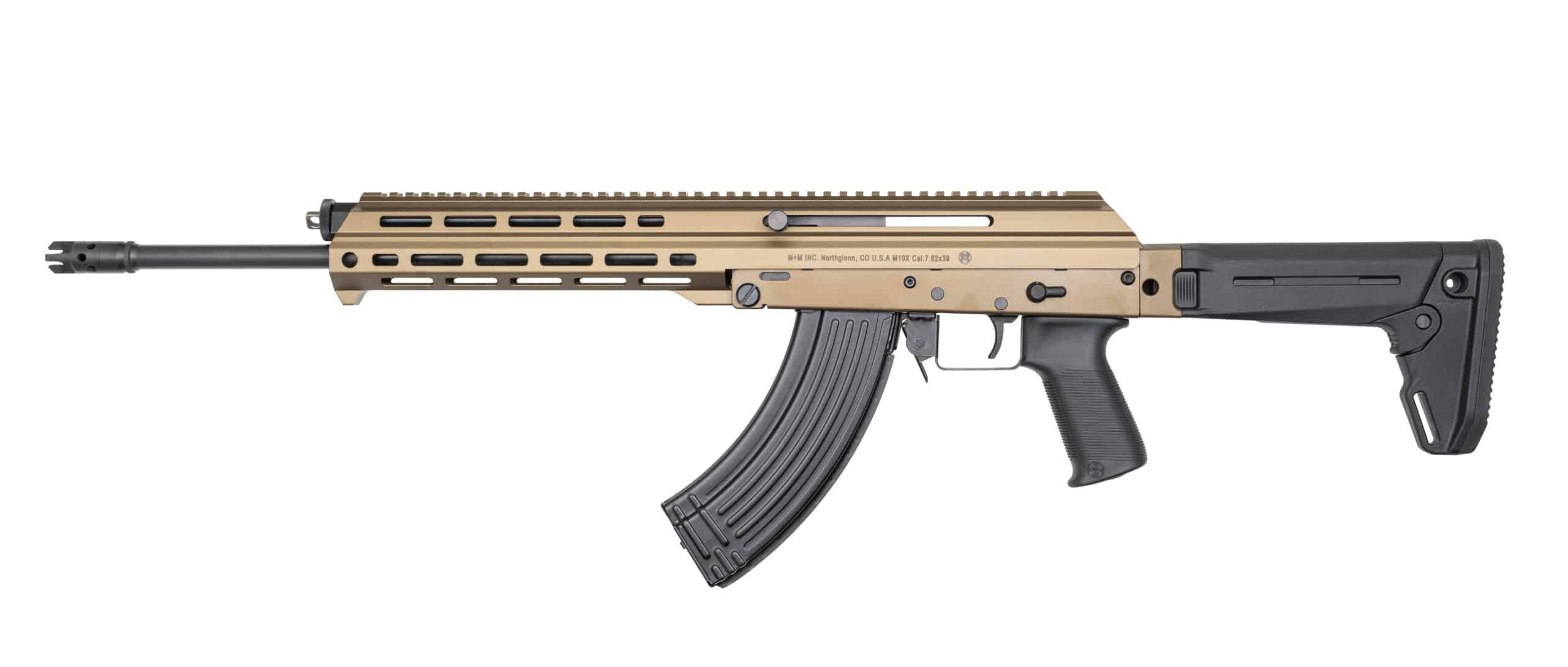 M10X-M Burnt Bronze 7.62x39 Rifle - M+M Industries