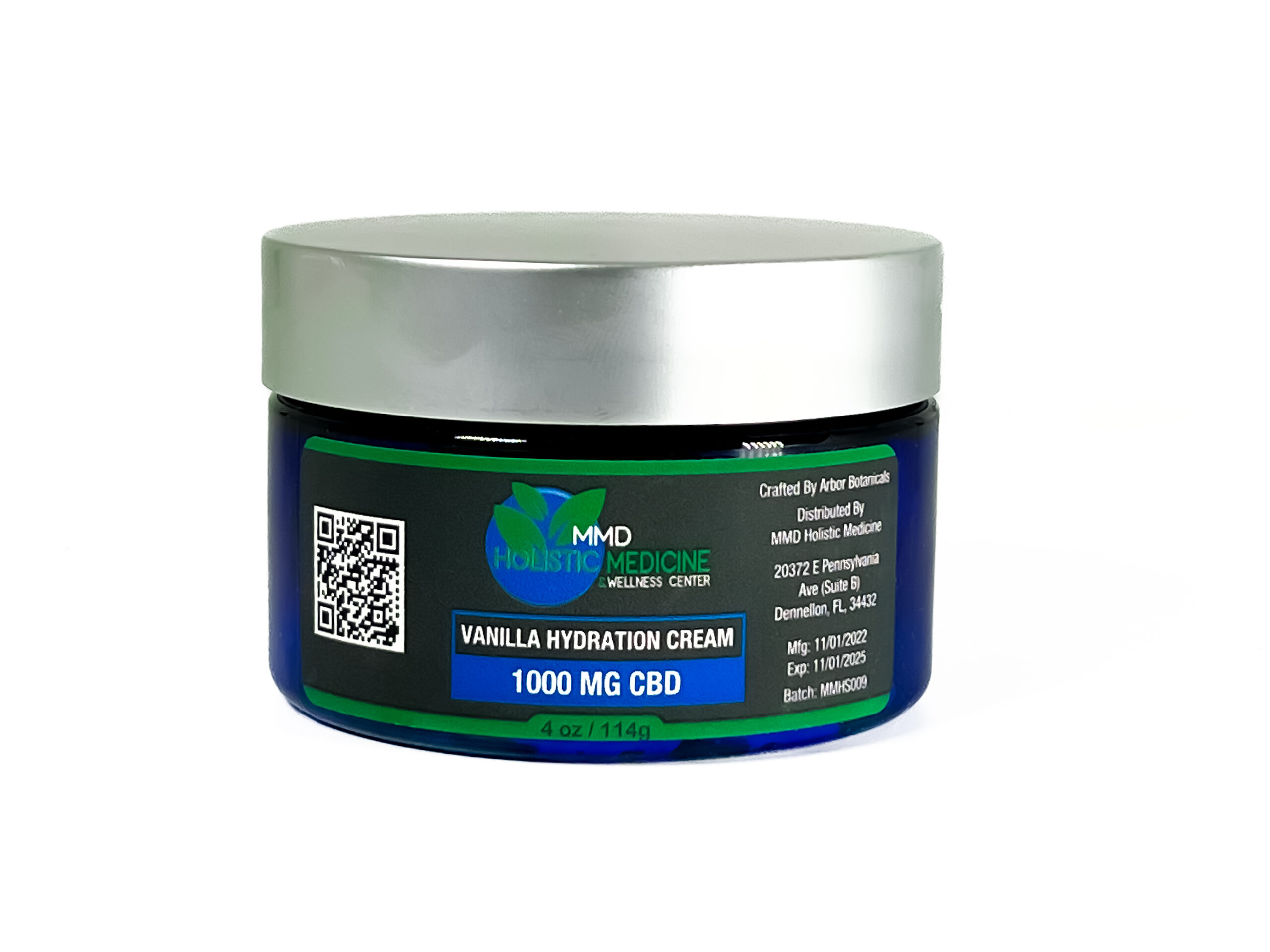 CBD Cream 1000mg (4oz) - MMD Holistic Medicine & Wellness Center