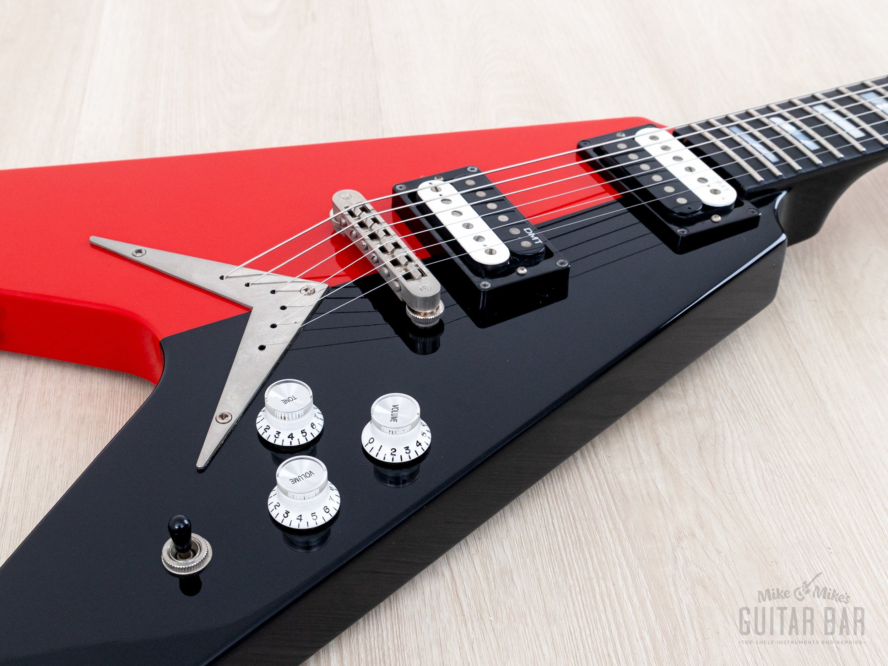2015 Dean Custom Shop USA Michael Schenker Red Black Flying V, Signed