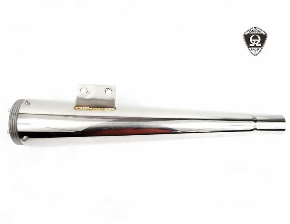 SR400FI/500 スーパートラップスタイル スリップオンマフラー オメガ