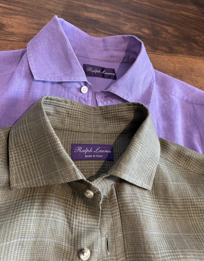 ラルフローレン、パープルレーベルのシャツ | Mr. Linen
