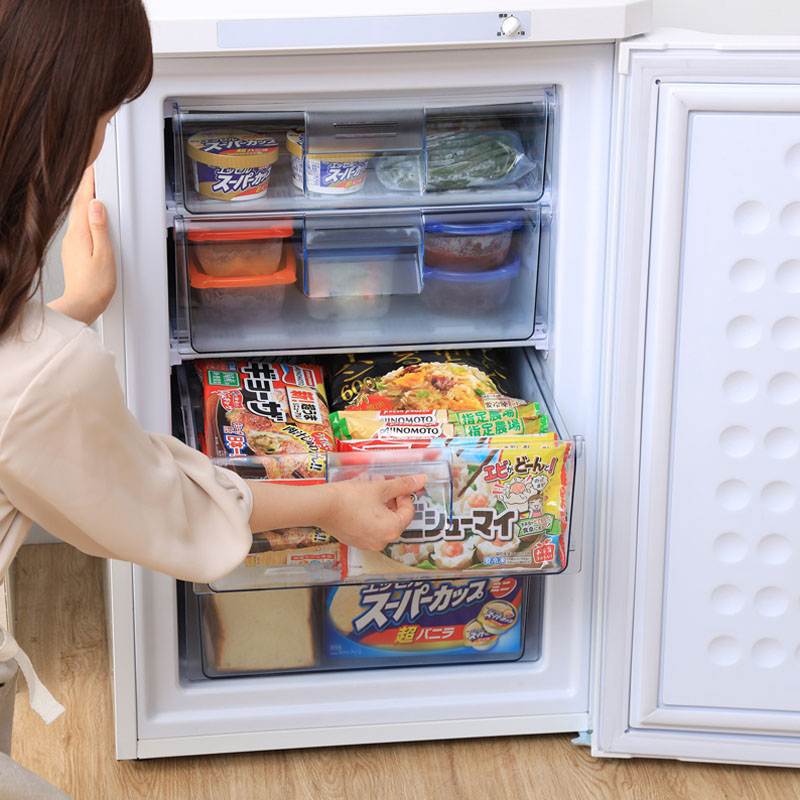 85L 前開き冷凍庫 IUSD-9B-W ホワイト ｜ ミスターマックスオンライン