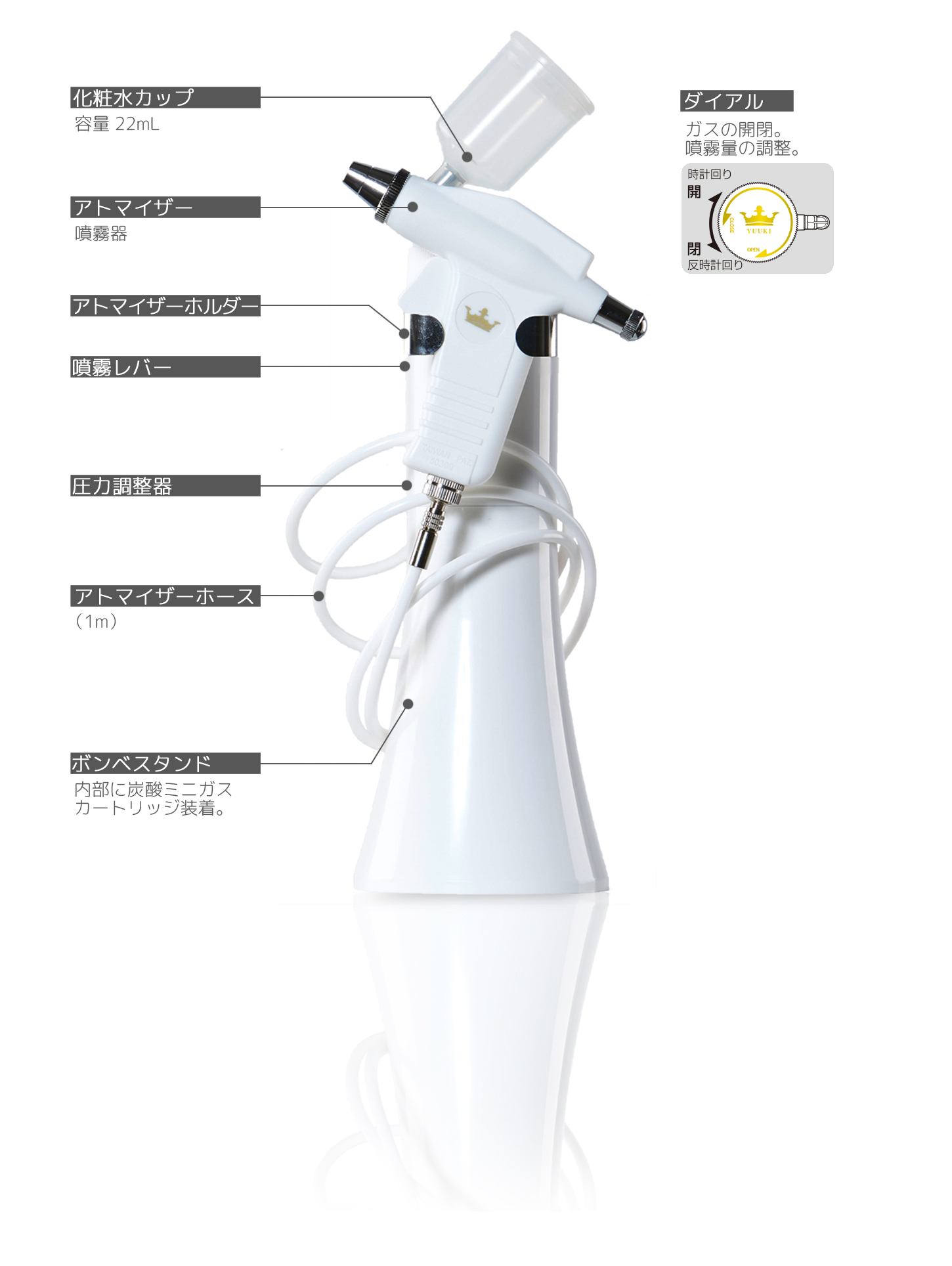 美品/BRILLIANT VIVO 炭酸ミストシャワー PR-001 M Rowan Online Shop