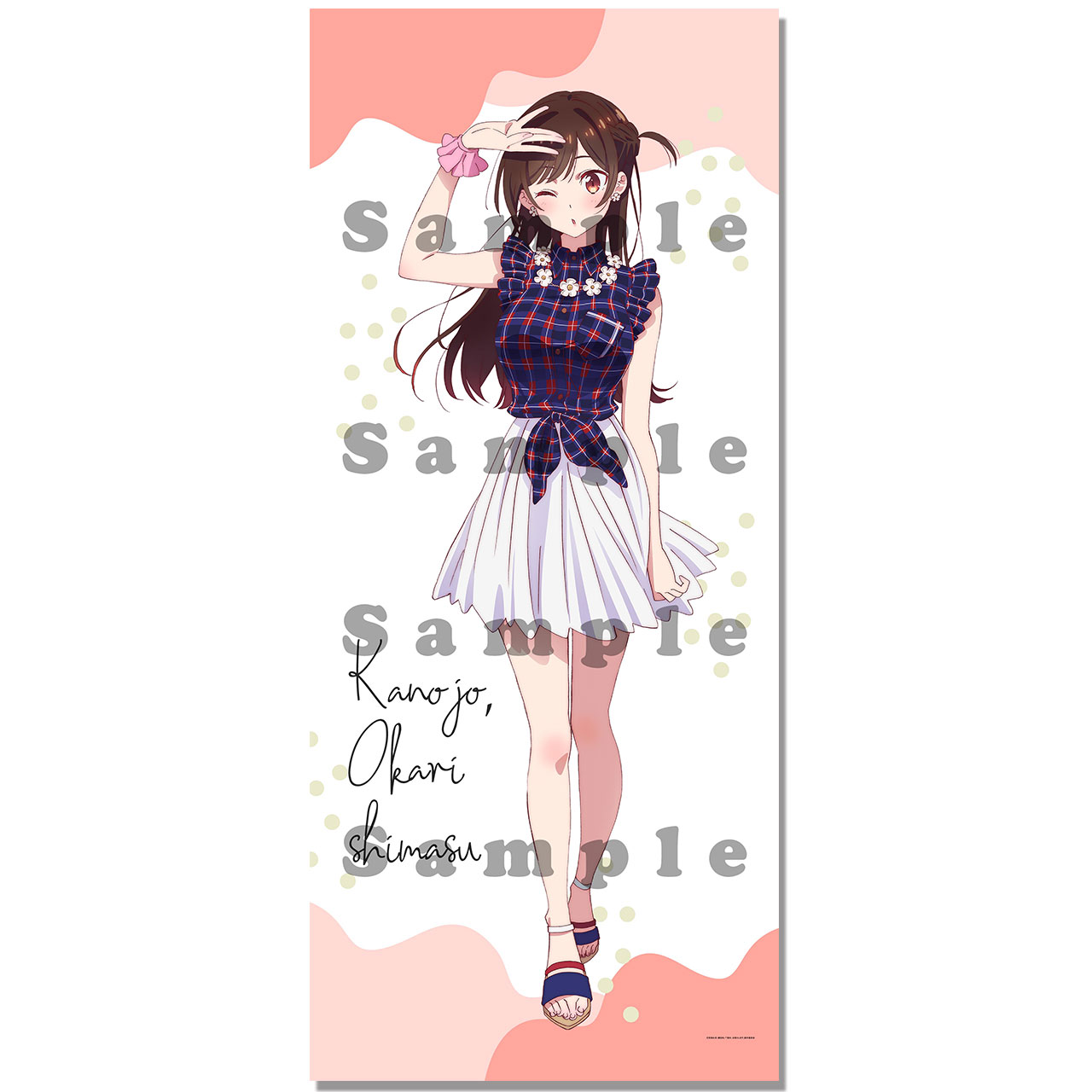 彼女、お借りしますより等身大タペストリー、B2タペストリー登場