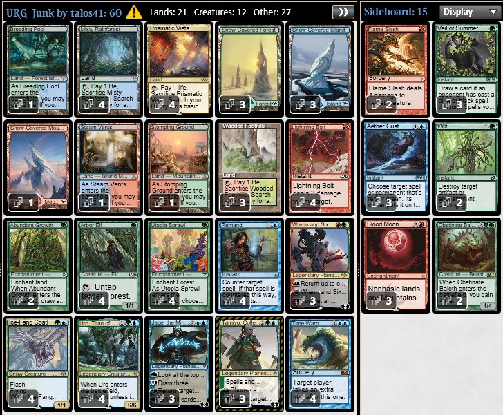 ウィザード、新生エターナルコマンド、スーパーフレンズ in モダン