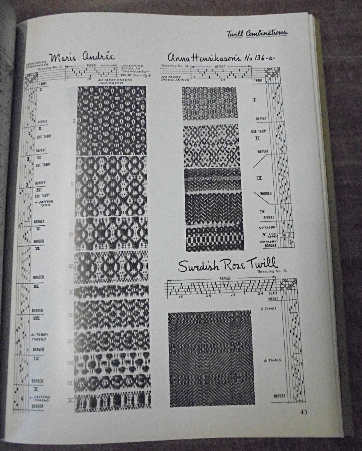 A Handweaver's Pattern Book Revised Edition | Marguerite Porter