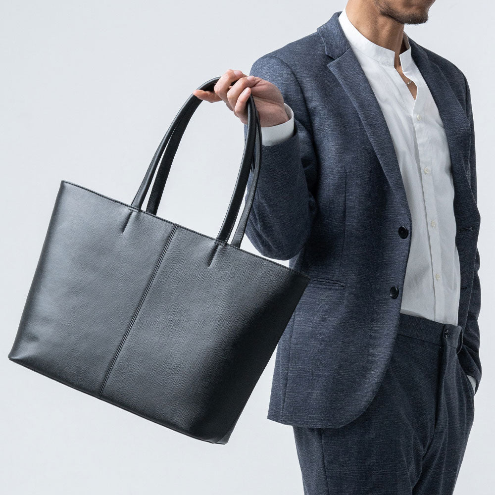 新品】a.testoni レザー トートバッグ ツーピースレザートートバッグ M