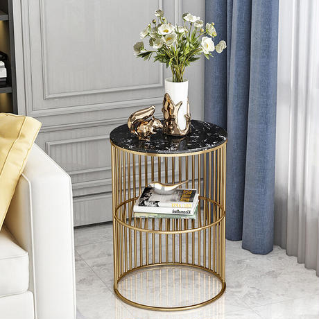 大理石ゴールドラインサイドテーブル – MUSE HOME｜海外インテリア雑貨