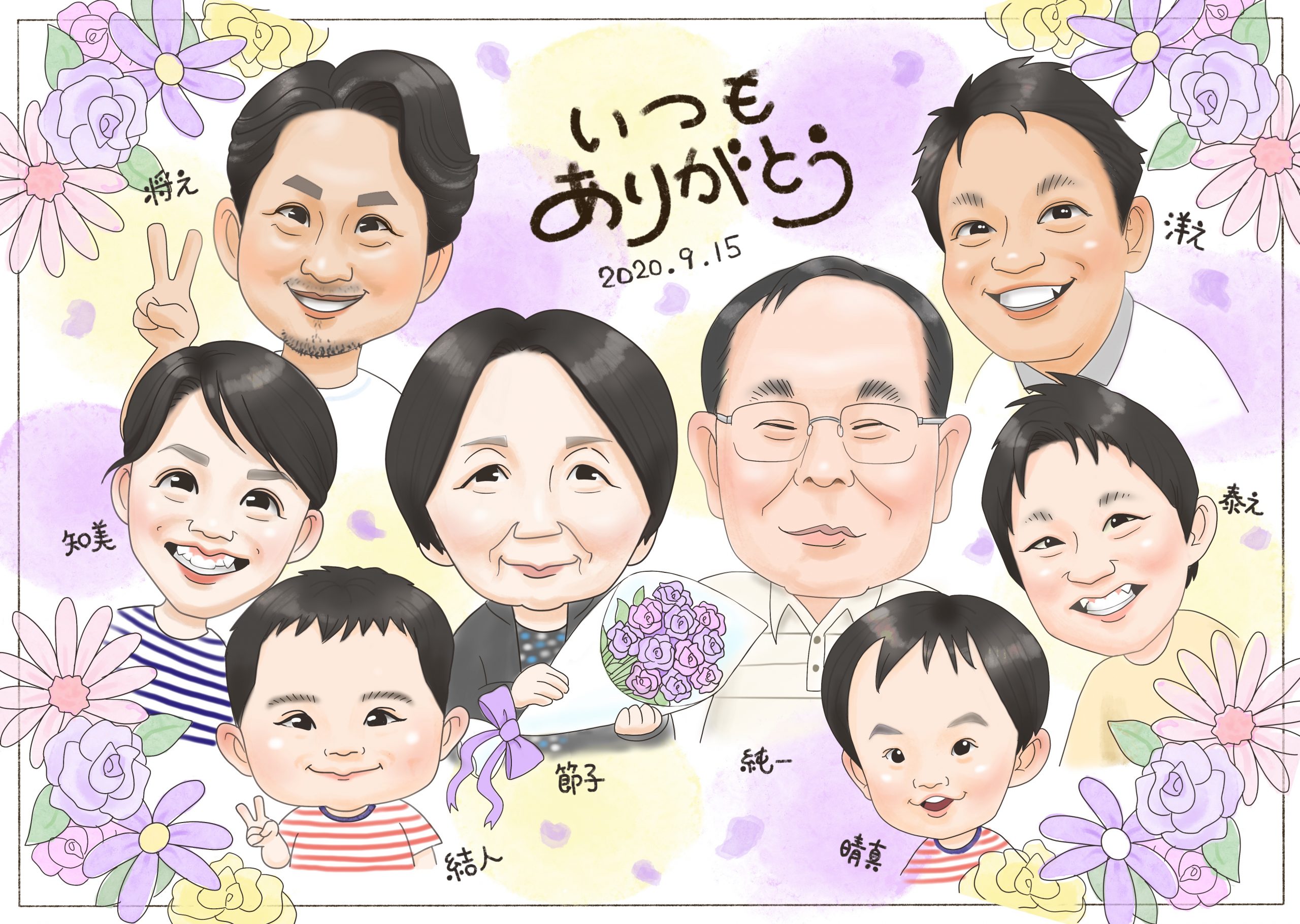 オーダーメイド似顔絵イラスト | musyamusya