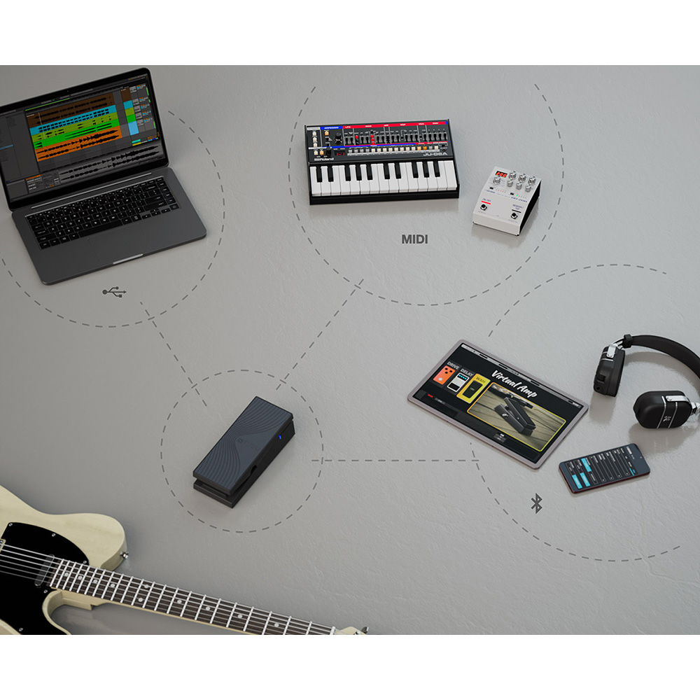 BOSS EV-1-WL Wireless MIDI Expression Pedal｜ミュージックランドKEY