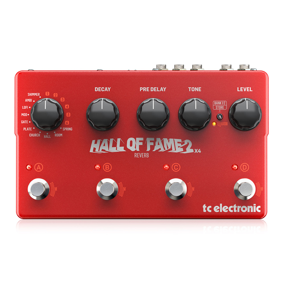 tc electronic HALL OF FAME 2 X4 REVERB｜ミュージックランドKEY