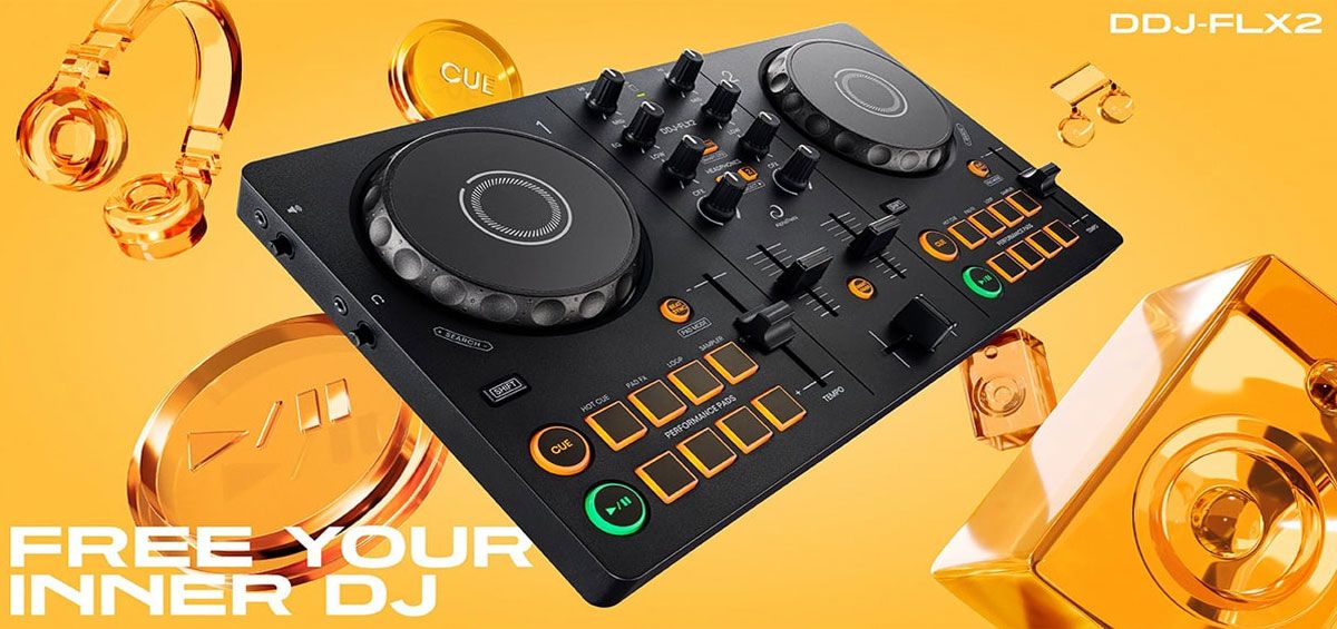 DDJ-FLX2 DJ Controller: Versatile, Compact, User-Friendly
