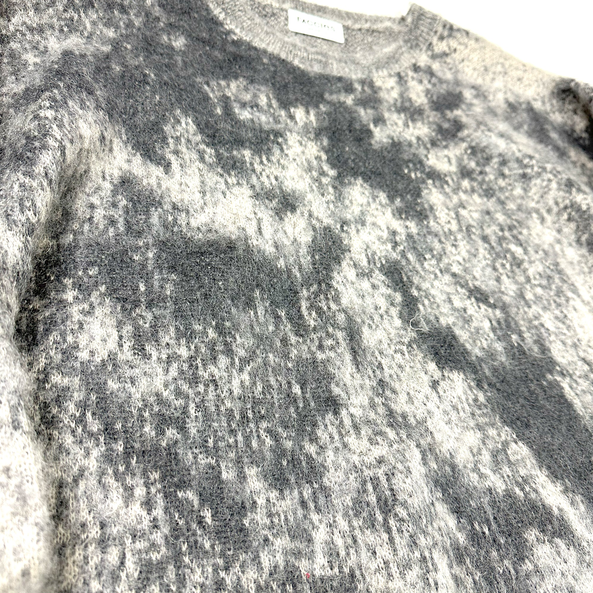 FACCIES - RUSTY JACQUARD MOHAIR KNIT PO(GRAY) ファッチーズ