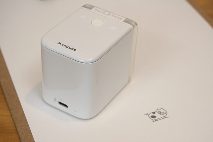 あらゆる場所に印刷可能！世界最小のポータブルプリンター『PrinCube