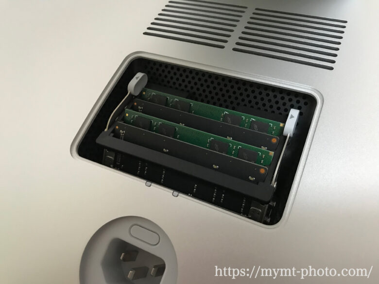 iMac Retina 5K 27インチ(2017, 2019)のメモリ増設方法と注意点-メモリ