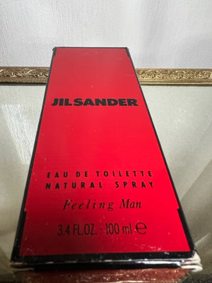 Feeling Man Jil Sander edt 100 ml. Rare, vintage first edition