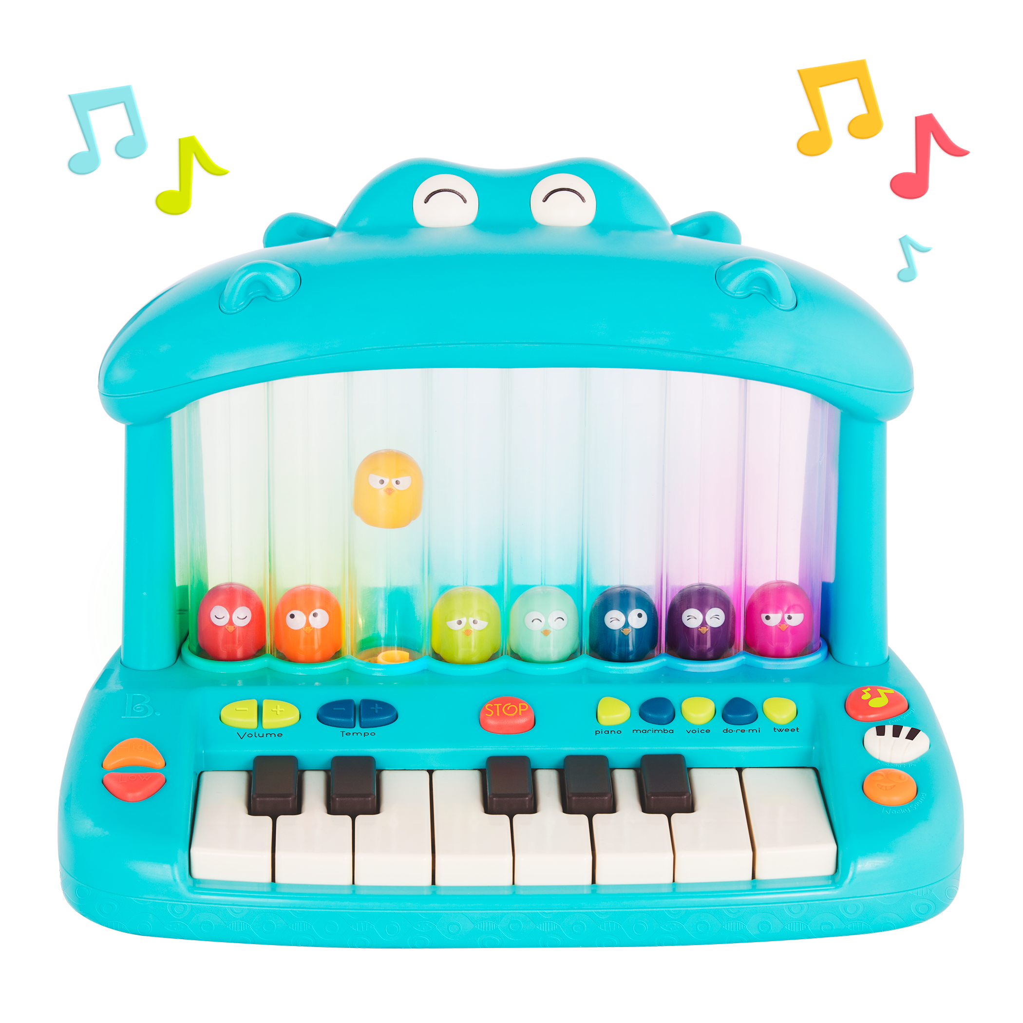 Hippo Pop | Toy Keyboard for Kids | B. toys