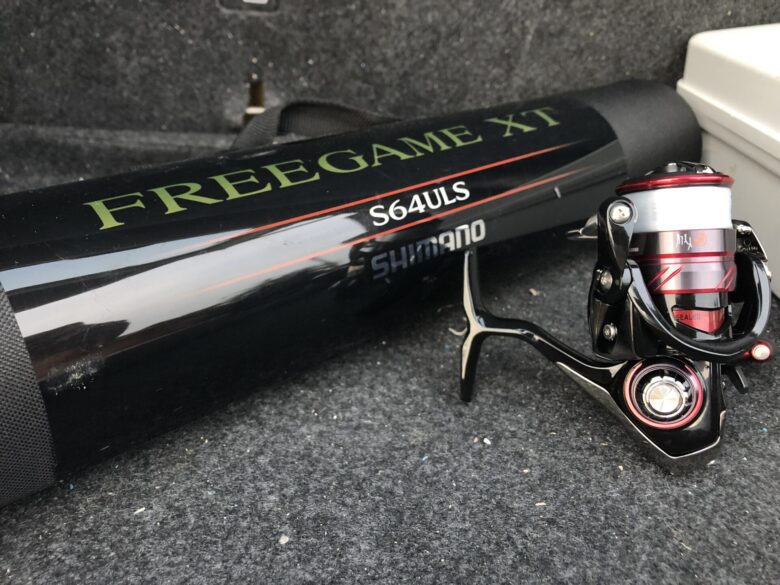 シマノ「フリーゲームXT S64ULS」エリアトラウトやアジング、バス釣り