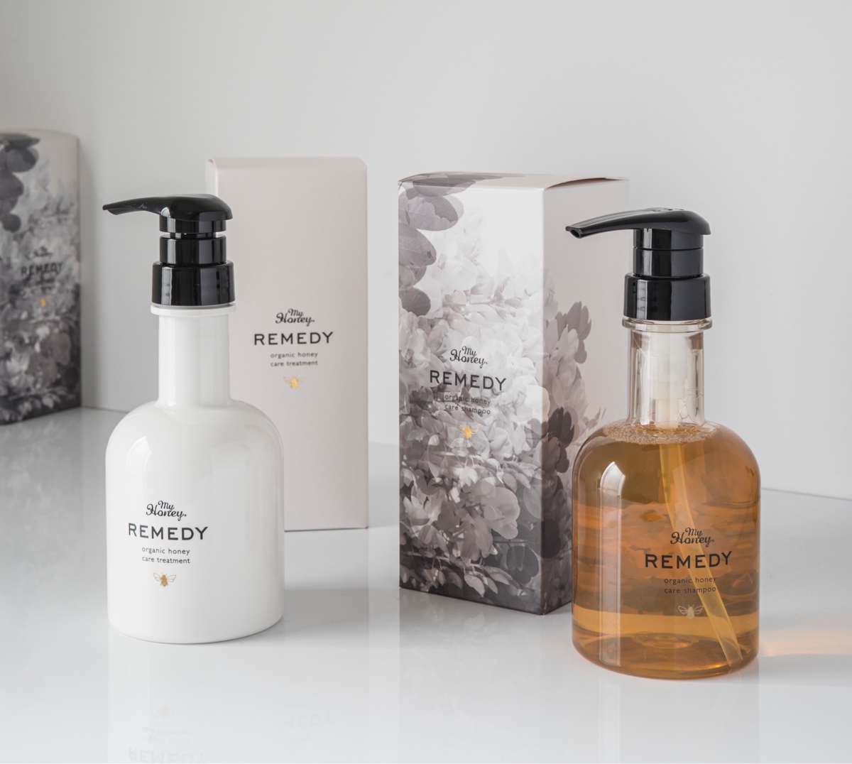 MYHONEY REMEDYレメディーハニーケアトリートメント380g/ ご自宅用簡易