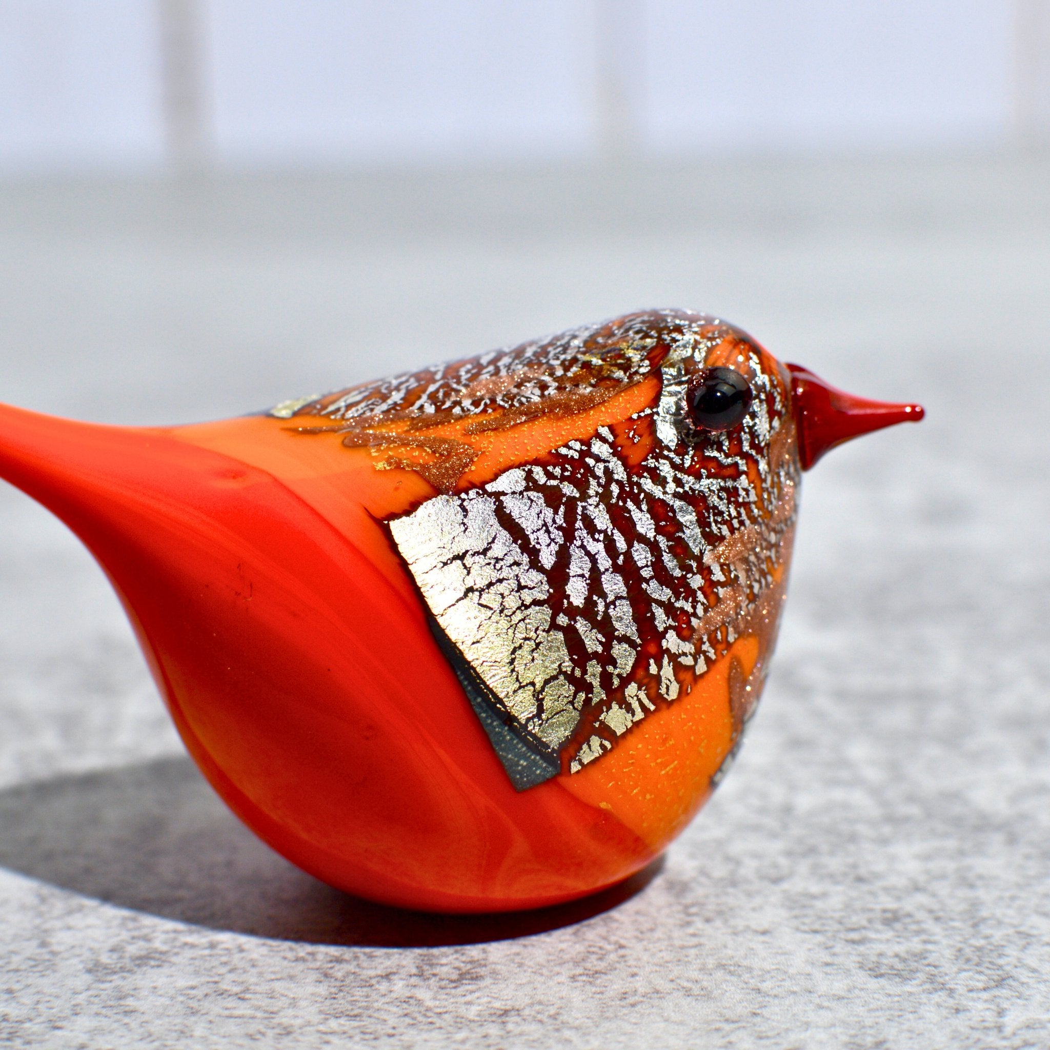 Murano Glass Coco Bird Figurine, Made in Italy