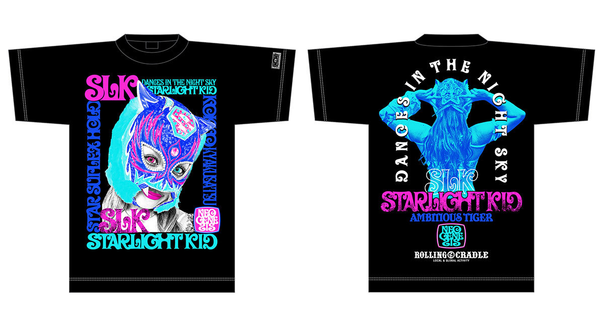スターライト・キッド×ROLLING CRADLE コラボTシャツ(AMBITIOUS Ver