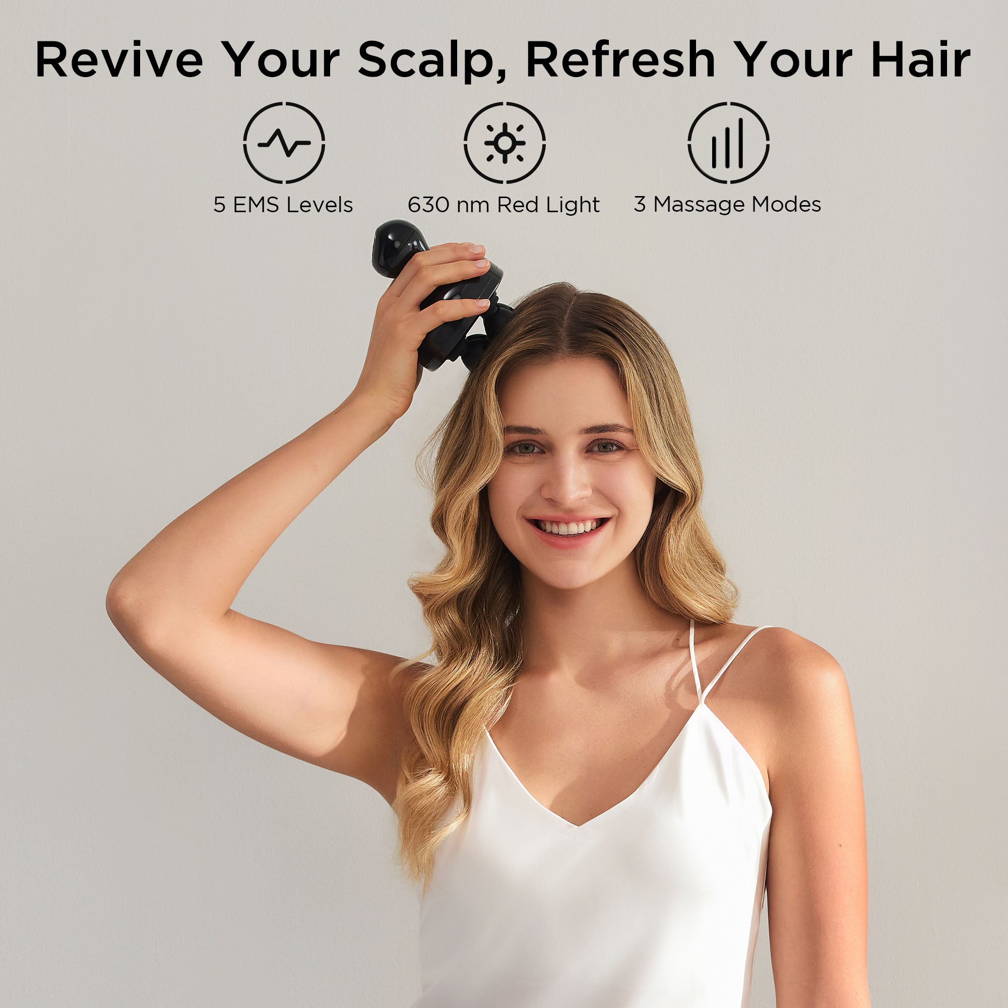 Level Up Scalp and Hair Care with MYTREX EMS Red Light Scalp