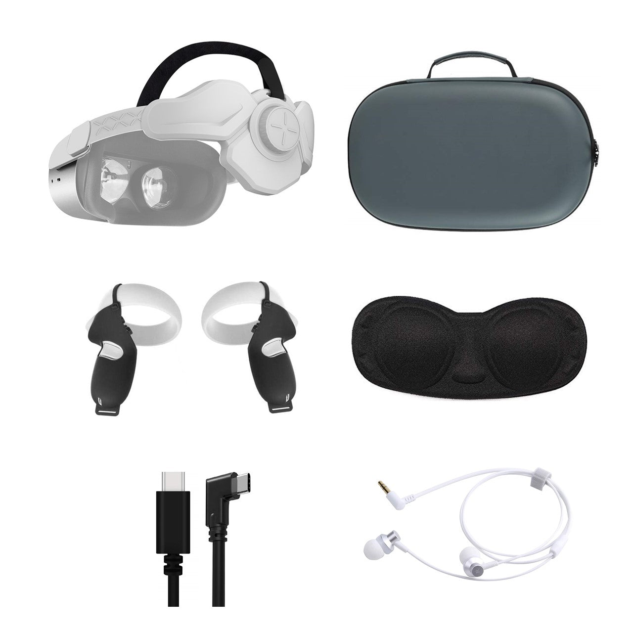 Mytrix All-in-One VR Accessories for Oculus Quest 2 - Carrying