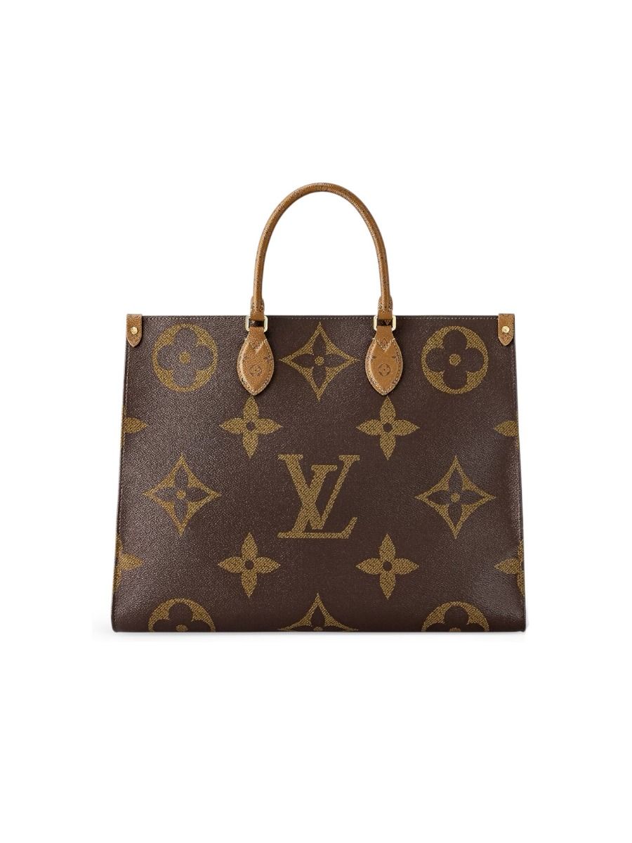 Louis Vuitton On The Go GM Shopping Bag in Brown Monogram Canvas