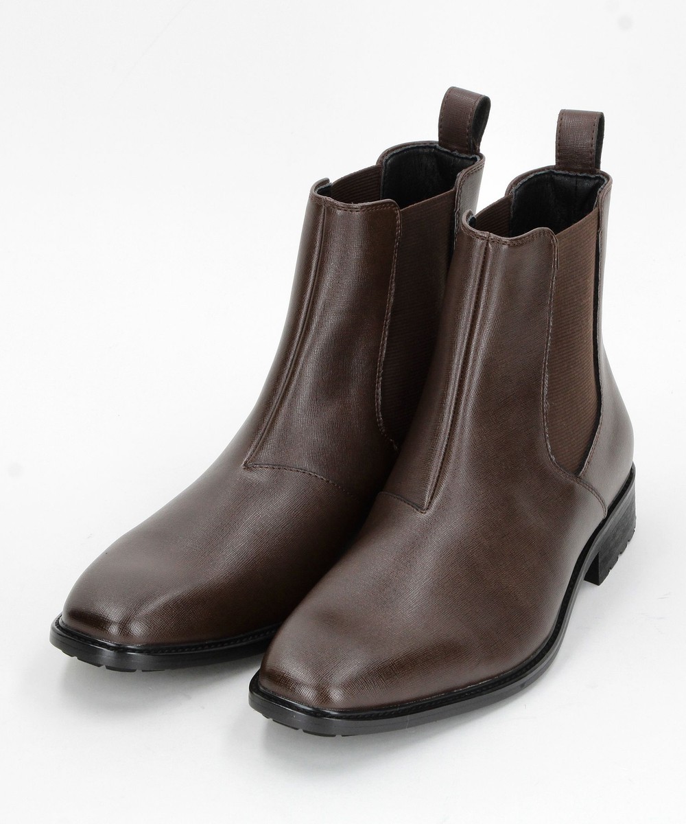 ex/tra】ジオメトリックレザー サイドゴアブーツ｜ブーツ｜ニコル公式