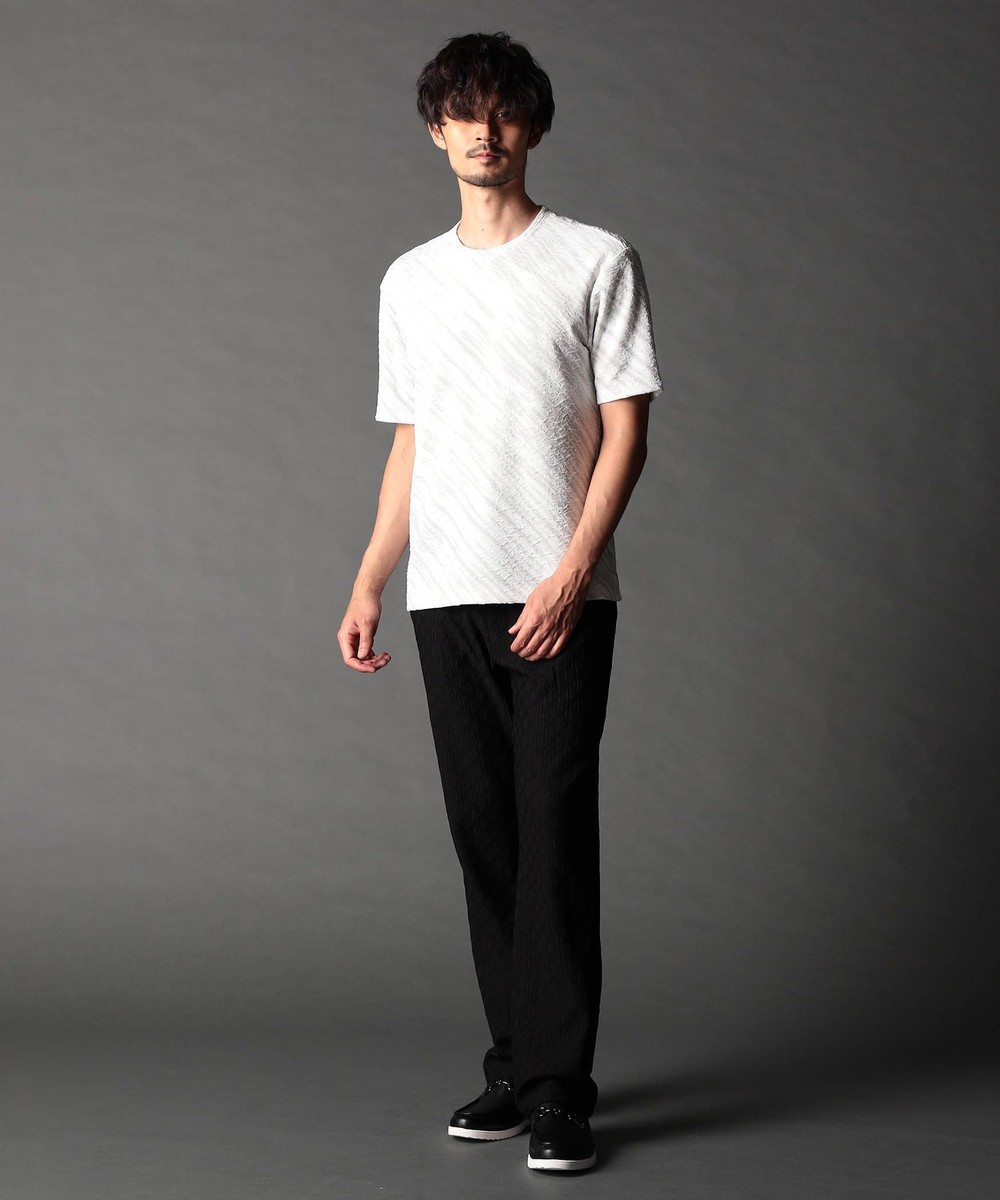 ゼブラ柄スプレー風ぼかしプリントTシャツ｜Tシャツ｜ニコル公式通販