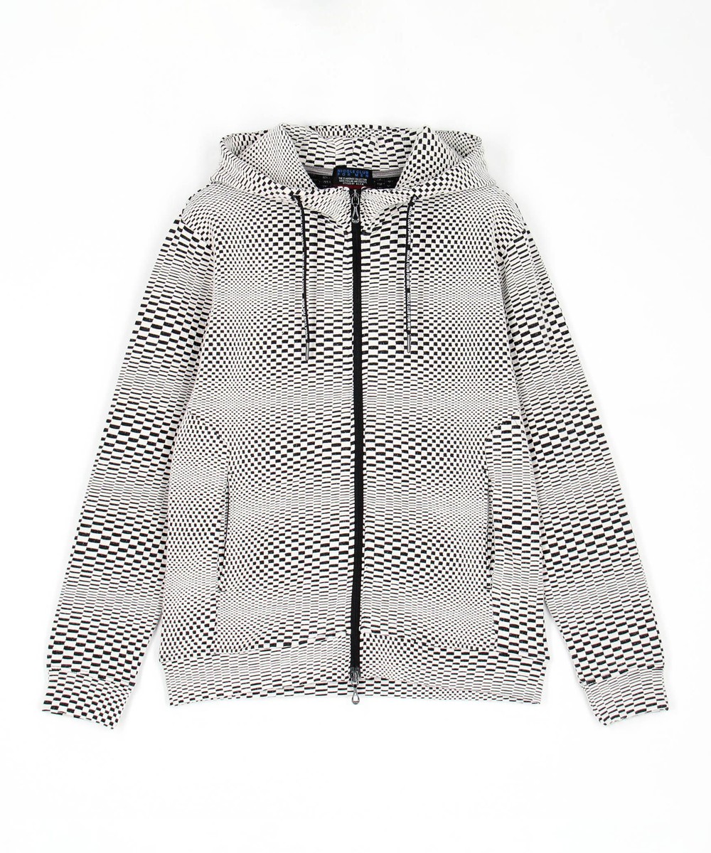 ジオメトリックジャガードフードパーカー｜パーカ｜ニコル公式通販