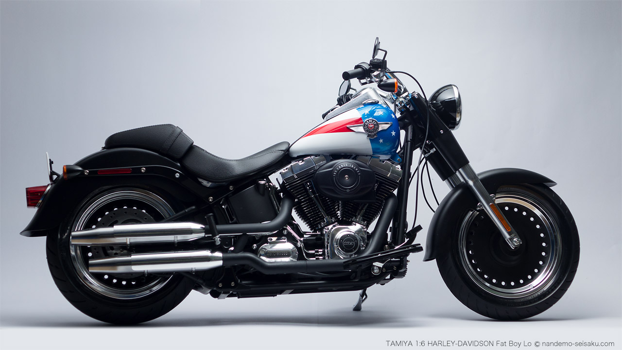 1/6 TAMIYA HARLEY-DAVIDSON Fat Boy Lo | 図解！なんでも制作日記