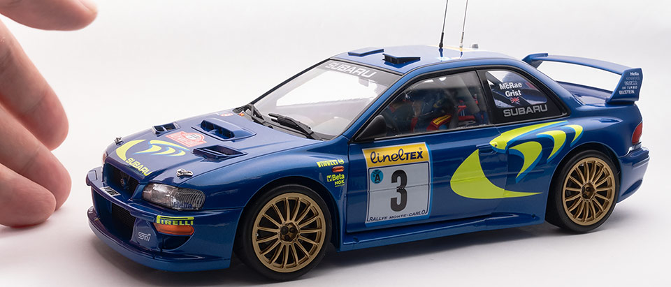 クルマが完成 1/24 スバル インプレッサWRC'98 モンテカルロ の制作