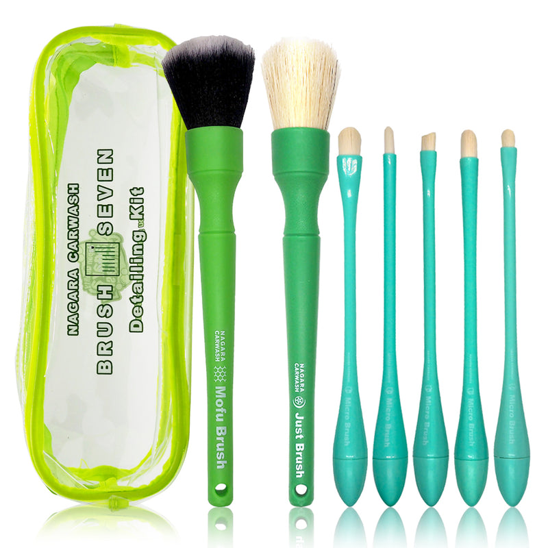 ブラシ 7 ケースセット『 ディテーリングにシュワッチを 』 – ながら洗車