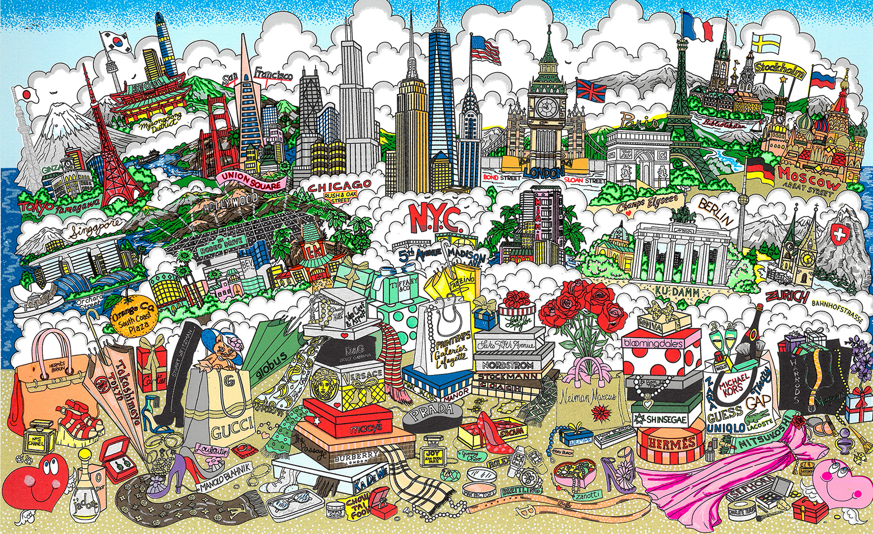 星ヶ丘三越『チャールズ・ファジーノ 3Dアート展』大谷翔平選手サイン