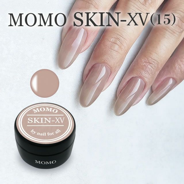 □カラージェル SKIN-XV MOMO by nail for all 10g （スキン15