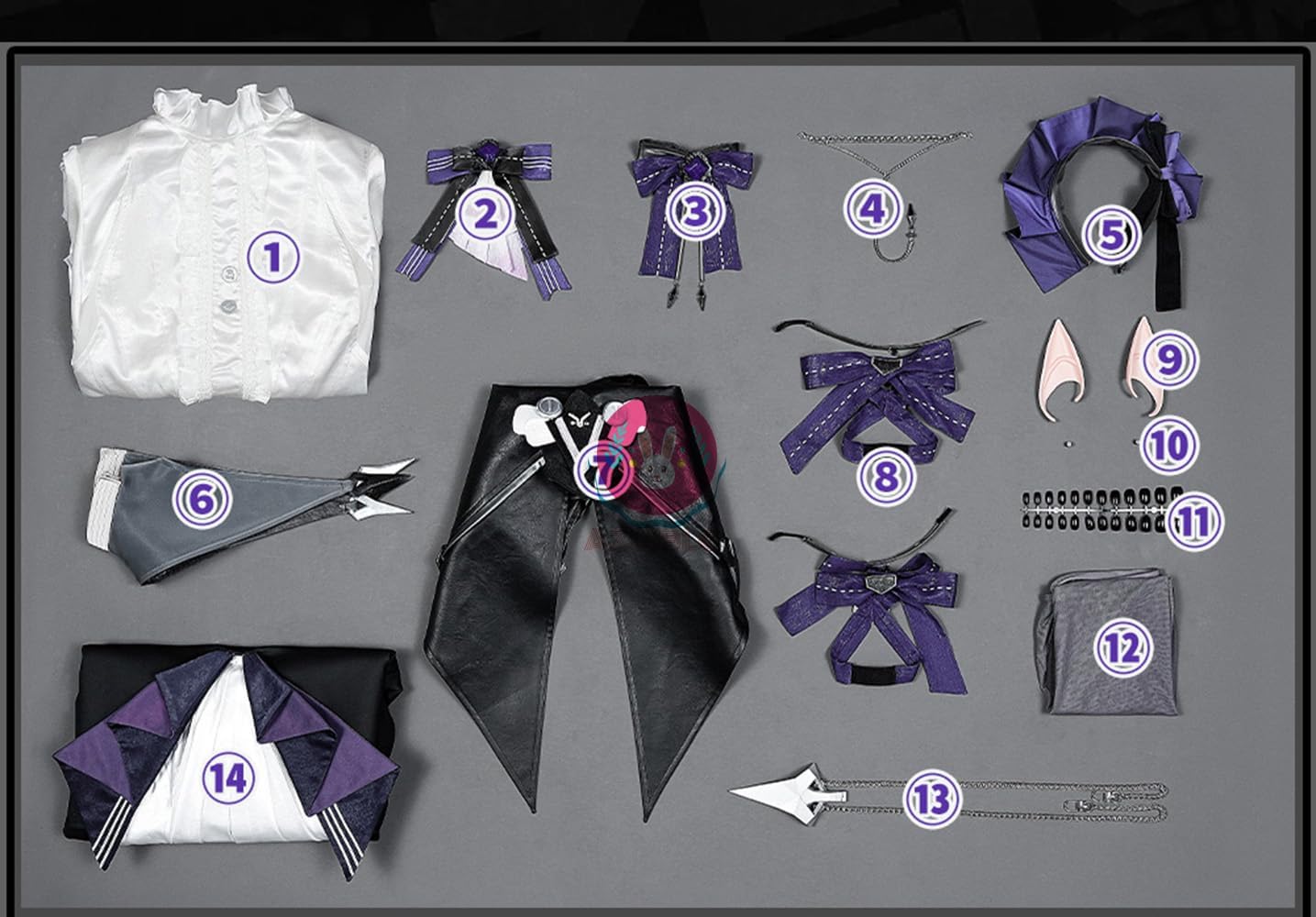 Azuiblc】コスプレ衣装 ゼンゼロ ビビアン 3D樹脂アクセサリー 靴飾り