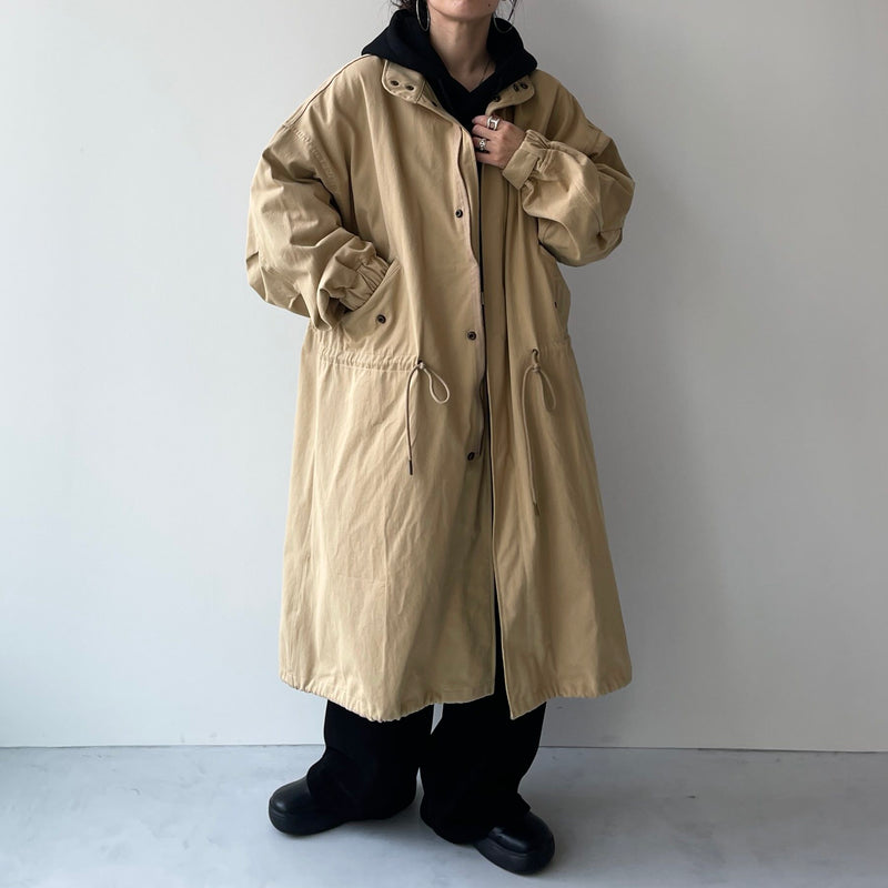 vintage like military mods coat M-65 / beige（ビンテージライク