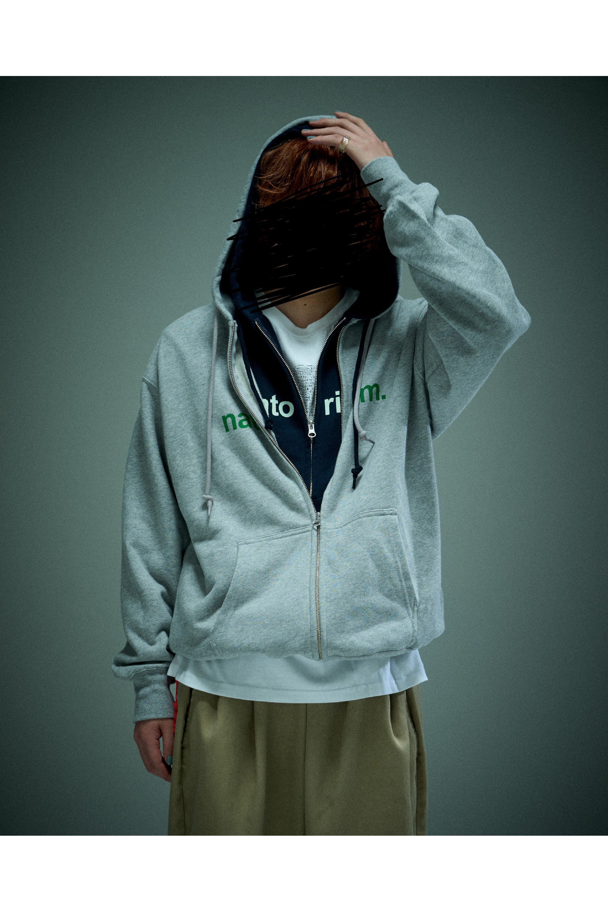 natorium zip Hoodie グレー – なとり natorium. Official Store
