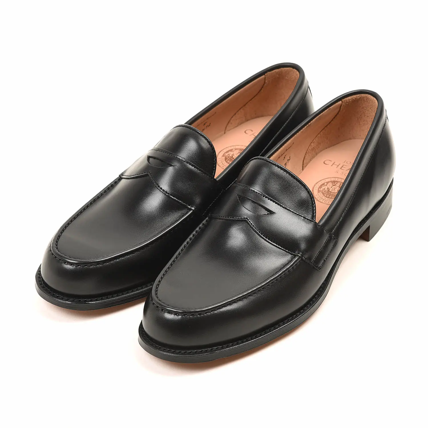 定番コインローファー】ジョセフチーニー HUDSON カーフ ブラック