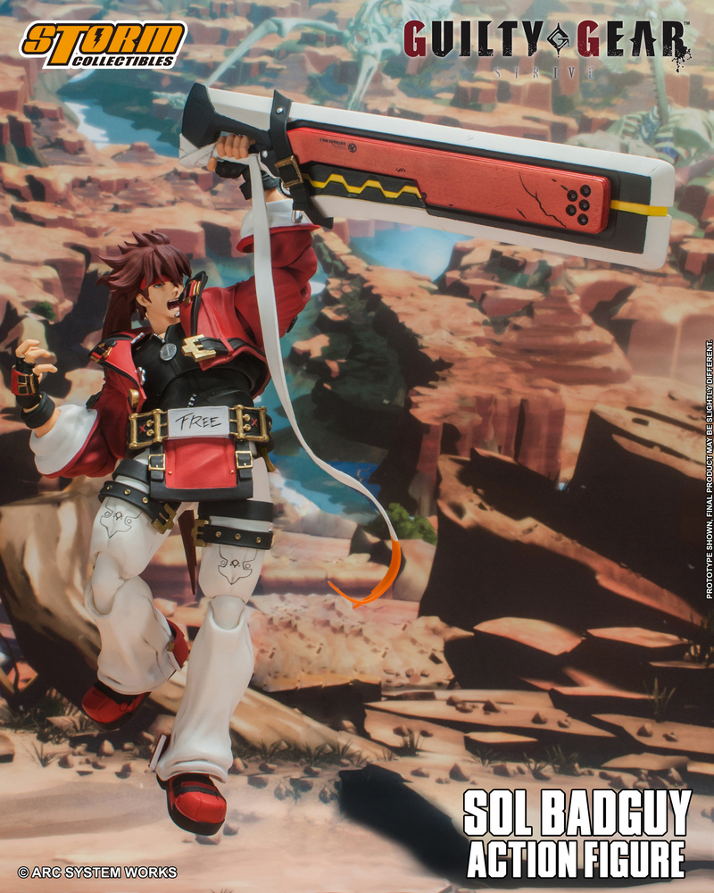 GUILTY GEAR -STRIVE- Action Figure SOL BADGUY | 株式会社ノーツ