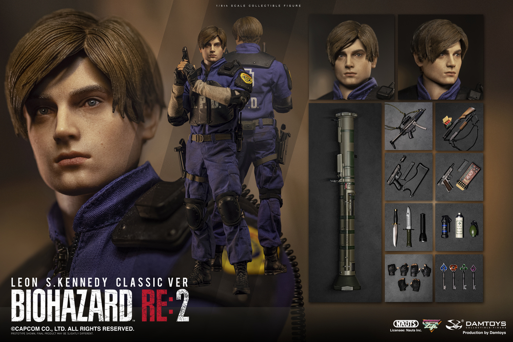 BIOHAZARD RE:2 1/6 Collectible Action Figure Leon S.Kennedy