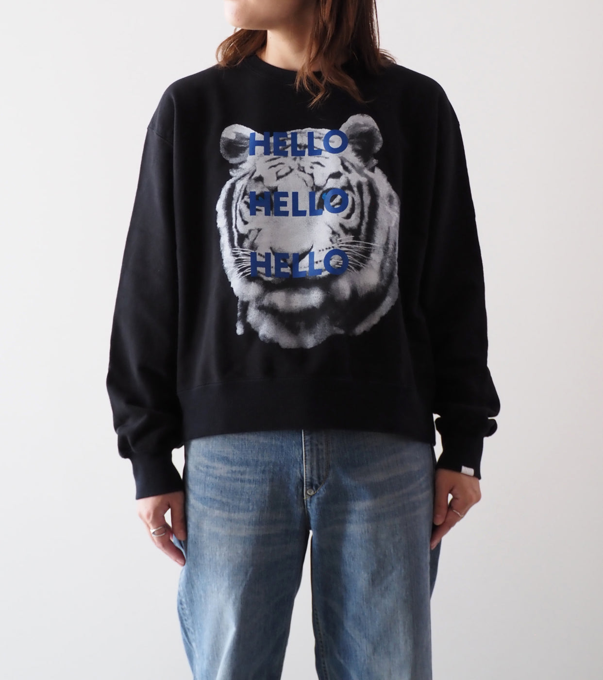 Oblada タイガー スウェット , Black – Navyblue