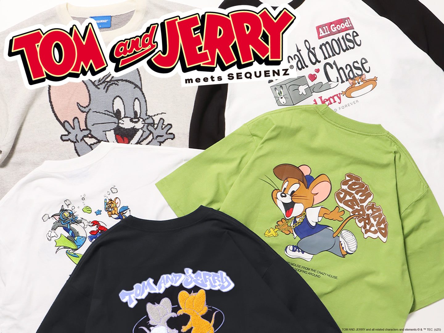 トムとジェリー」×「SEQUENZ」25夏新作コラボアイテム第1弾！ – NAVAL