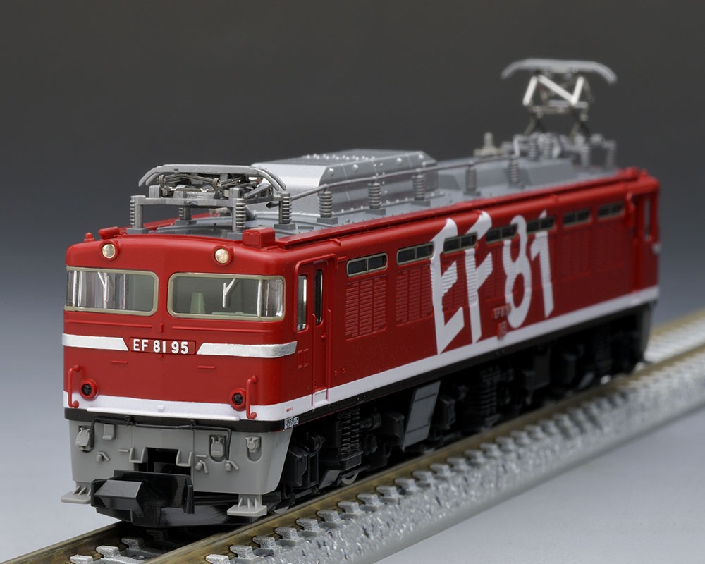 TOMIX EF81形電気機関車(95号機・レインボー塗装・Hゴムグレー) 品番