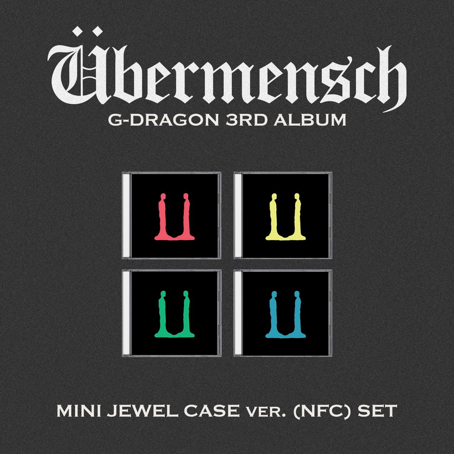 NEMOZ限定特典] G-DRAGON 3RD ALBUM [Übermensch] MINI JEWEL ver.SET