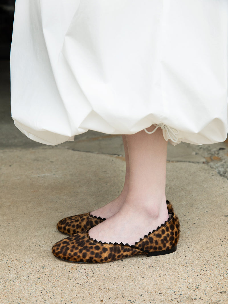 リアルヘアーカーフレオパードフラットシューズ 7515/512 – NEBULONI E.