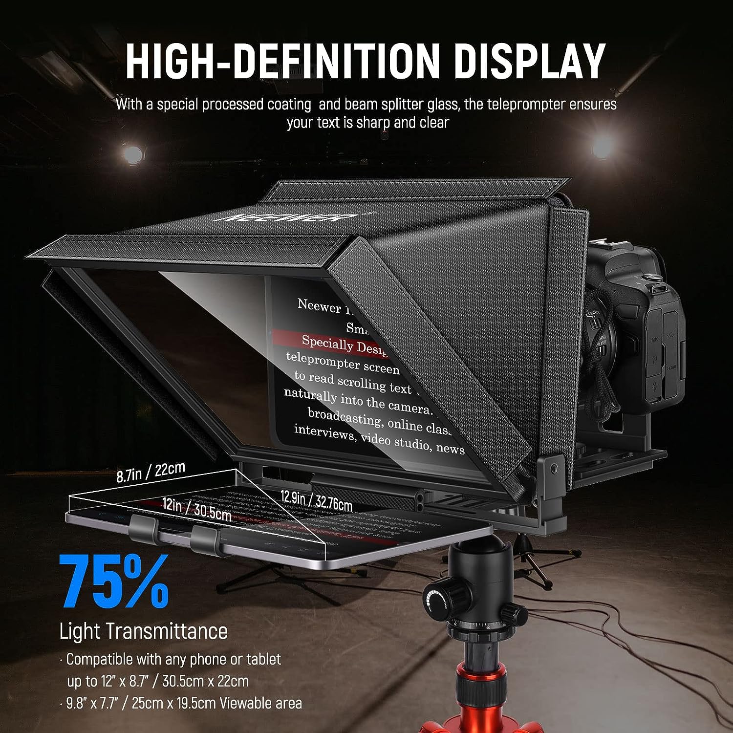 NEEWER X12 14インチ テレプロンプター – NEEWER.JP