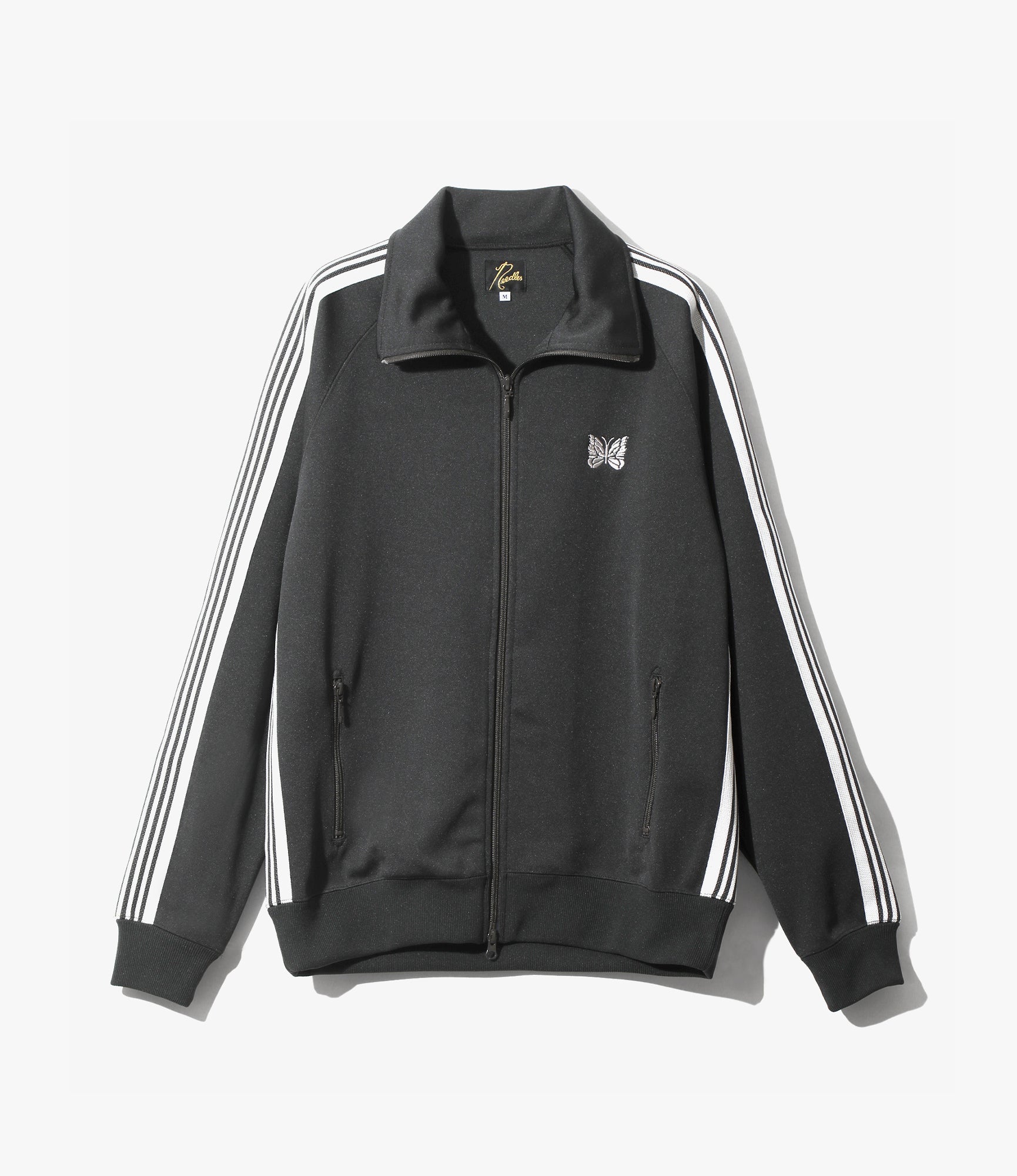 Track Jacket – Charcoal Smooth Polyester | Needles | Nepenthes London