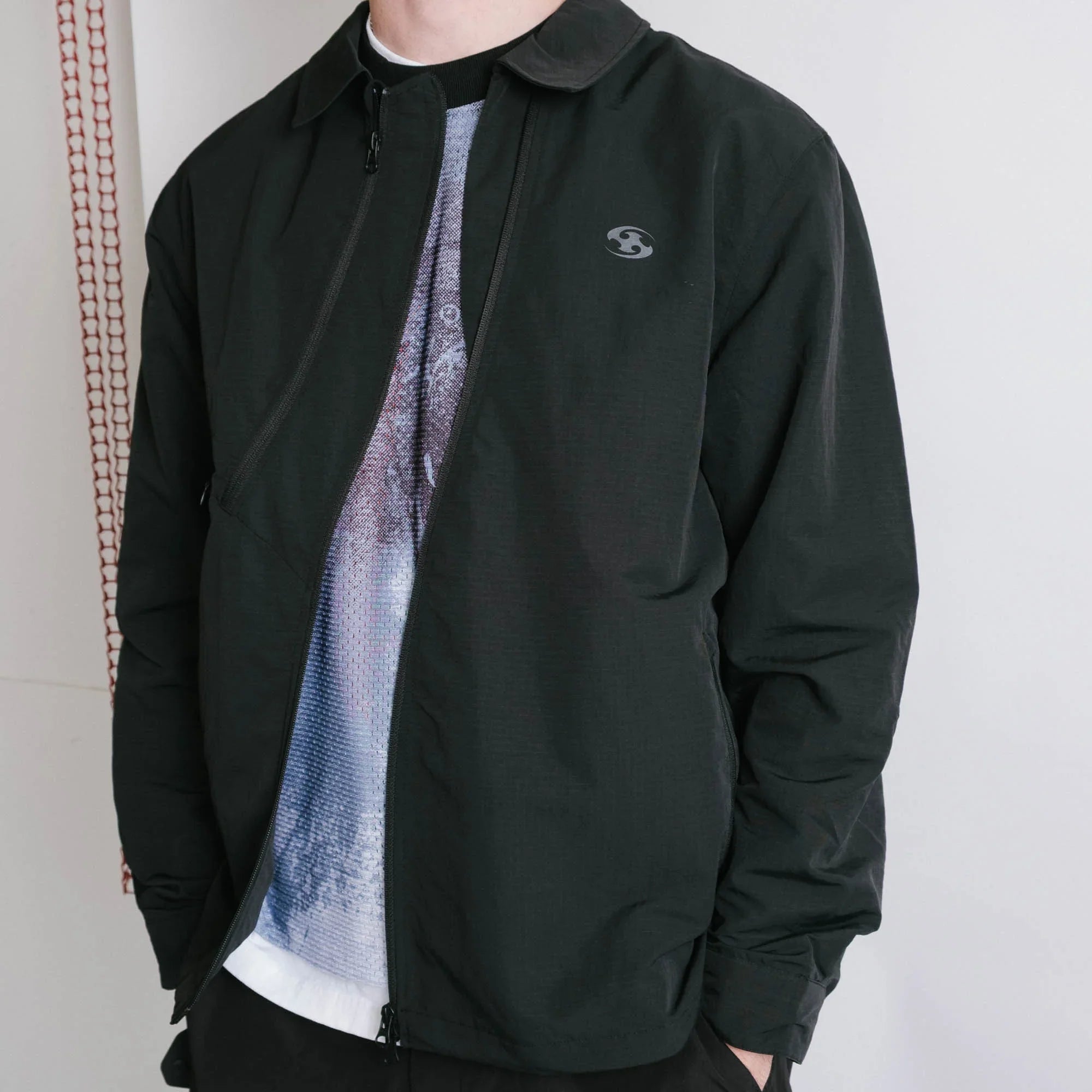 San San Gear Coach Jacket - Black